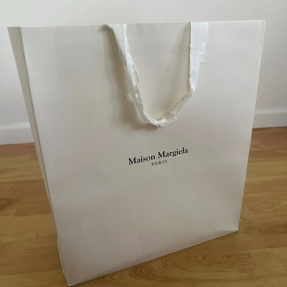Maison Margiela Paper Shopping Bags Bundle x3 - 1 white medium & 2 white large